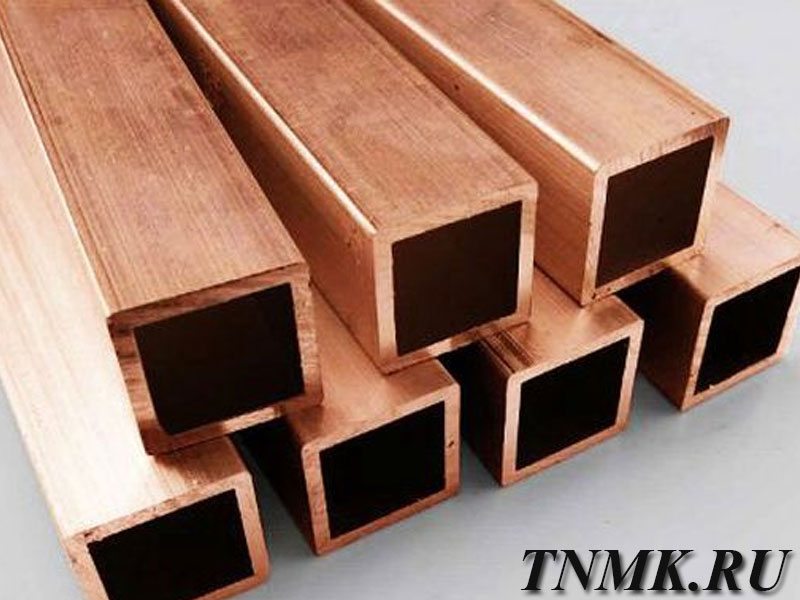 Труба медная профильная 30х110х15 М1Т ГОСТ 16774-2015 купить в Казани