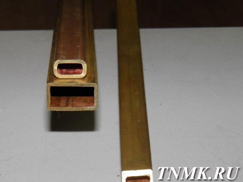 Труба медная профильная 4х8х1 М2р ГОСТ 16774-2015 купить в Казани