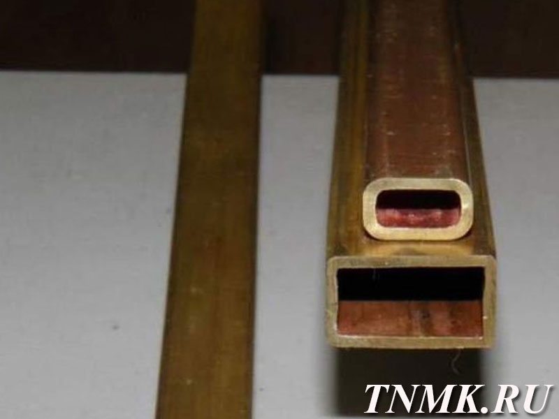 Труба медная профильная 5х9х1,5 М2 ГОСТ 16774-2015 купить в Казани
