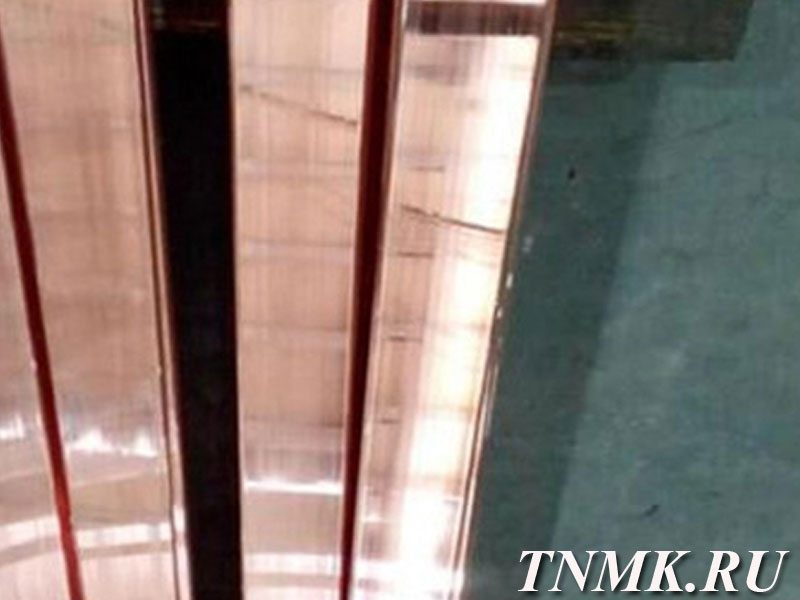 Труба медная профильная 15х15х1,5 М3 ТУ 48-21-295 купить в Казани